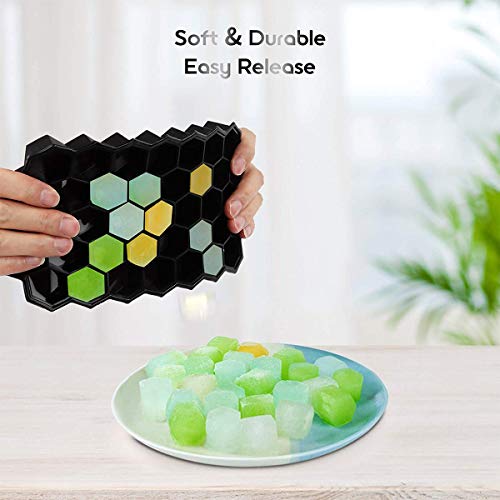 Ice Cube Trays for Freezer (Black)