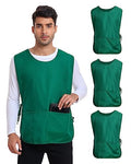 3 Pack Unisex Cobbler Apron (Standard / 3 Pack - Green)