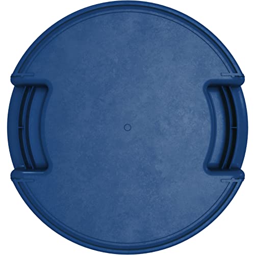 Bronco Waste Container Trash Container (Blue / 10 Gallons, (Pack of 6))