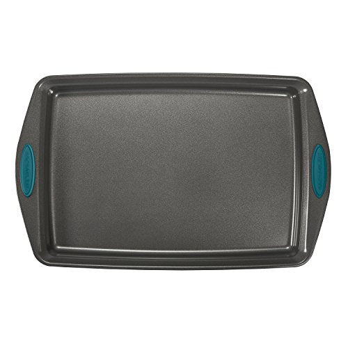 Nonstick Bakeware Cookie Pan Set (Marine Blue Grips)