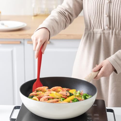 Red Silicone Spatulas (8.3inch Red)