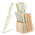 Stainless Steel Knife Set (Beige)