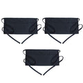 Waist Apron with 3 Pockets 3 Pack (3 Pack Black)
