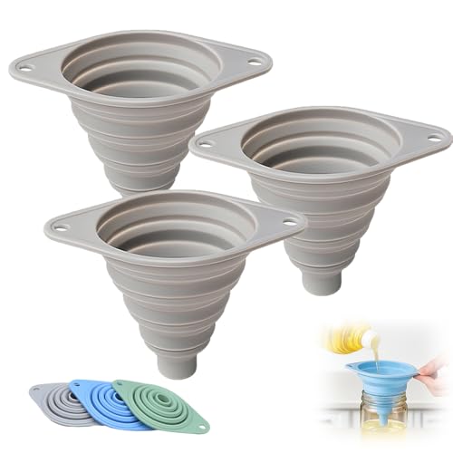 Kitchen Funnel Set 3 Pack (gray)