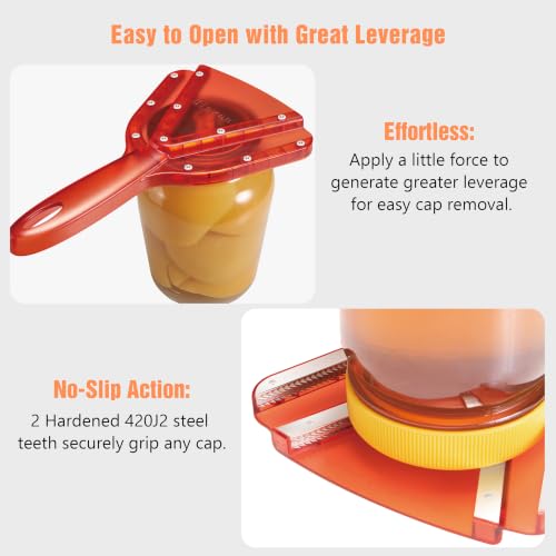 Patented Jar Opener (Orange)