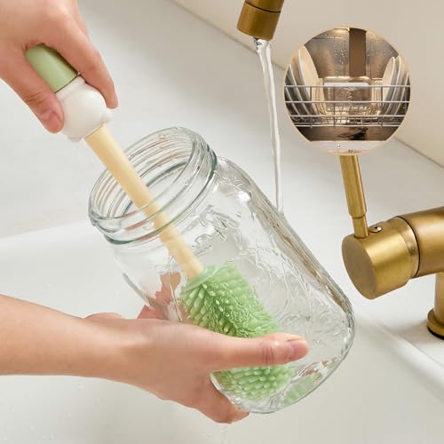 Mason Jar Pitcher (Green)