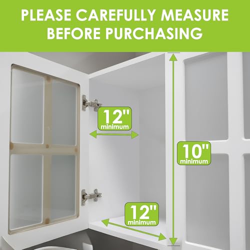 2 Pack Spice Rack Organizer for Cabinet (Black / S&L)