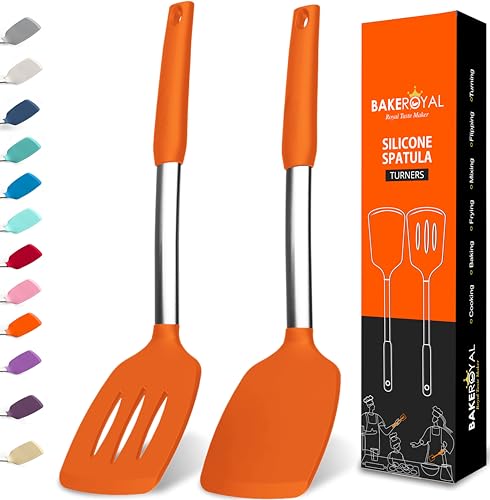 Silicone Spatula Set (Orange)