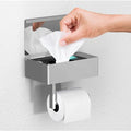Day Moon™ Toilet Paper Holder with Shelf (Polished Chrome)