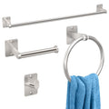 Brushed Nickel Bathroom Accessories Set (Brushed Nickel / 24 inch (4 Piece))
