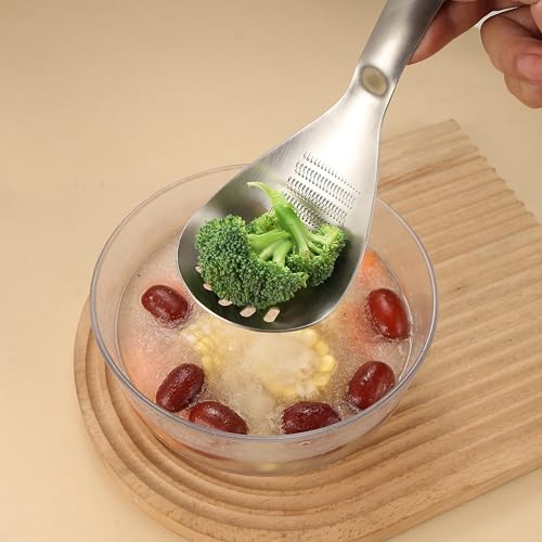 2PC Multi Function Cooking Spoon with Potato Masher (Cooking Spoon)