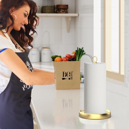 Gold Paper Towel Holder Countertop (Gold)