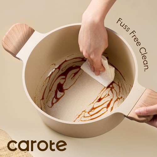 5 Qt Nonstick Stock Pot with Lid Soup Pot