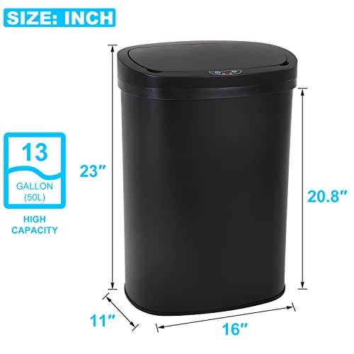 Kitchen Trash Can (Black)