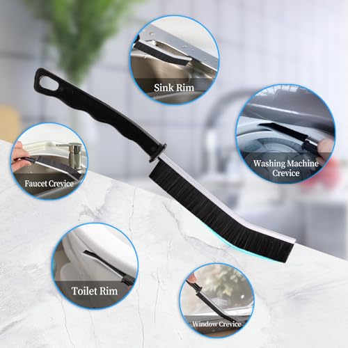 2Pcs Crevice Cleaning Brush Scrub Grout Cleaning Supplies Tools (Style 2)