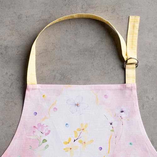 Aprons for women with Pocket 100% Cotton Pack of 1 (104 - Easter Zest)