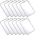 12 Pcs Stainless Steel Baking Sheet Cookie Pans (8 x 5.9 inches)