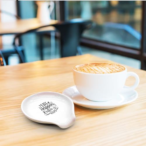 Funny Coffee Spoon Rest (Life Happens Coffee Helps)