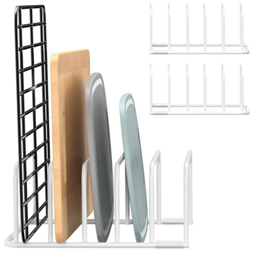 Cutting Board Organizer Storage (2pc, White)