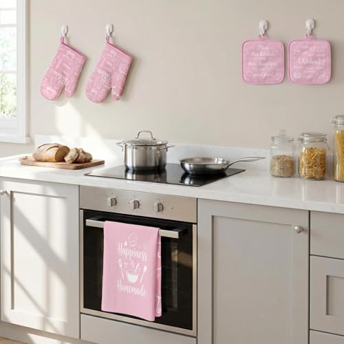 Pink Kitchen Decor Set (Pink)