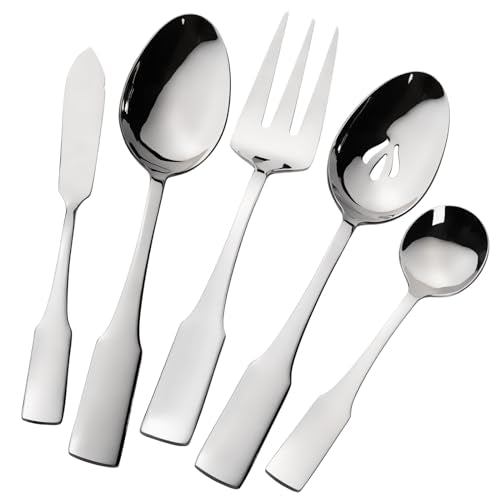 Kate 45 Piece Silverware With Utensil (Silver / 45 pieces for 8)