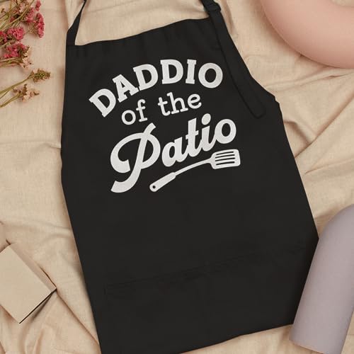 Grill Aprons for Dad Men Father Husband Dad Apron with Pockets (Grilling/Bbq)