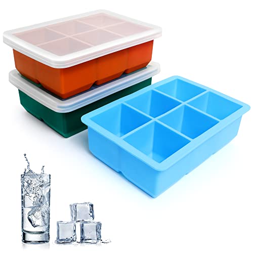 Silicone Ice Cube Trays (Orange)