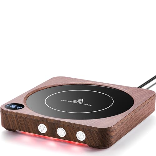 Coffee Mug Warmer for Desk (Wood)