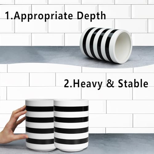 Kitchen Utensil Holder (Minimalist stripes)