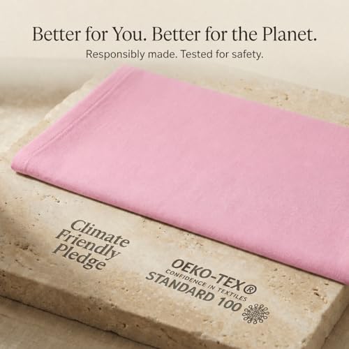 Kitchen Towels Cotton Dish Towels 20”x30” (20" x 30" (Set of 6) / 087 Pink)