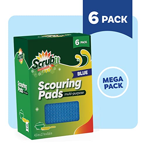 Multi Purpose Scouring Pad (Blue)