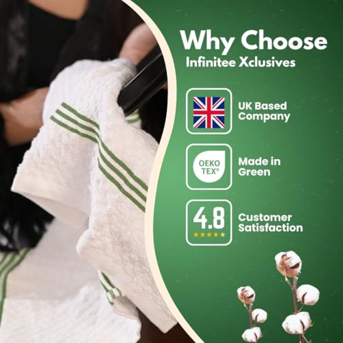 Kitchen Towels (Sturdy Green / 15 x 25)