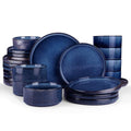 Star Stoneware Dinnerware Sets for 8 (Nebulas Blue)