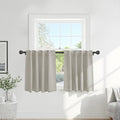 Cream Draperies & Curtains (Cream / 42"W x 36"L (Pack of 2))
