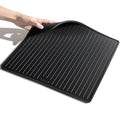 Silicone Coffee Machine Mat for Breville 870 (Black / 35*35*0.6cm)
