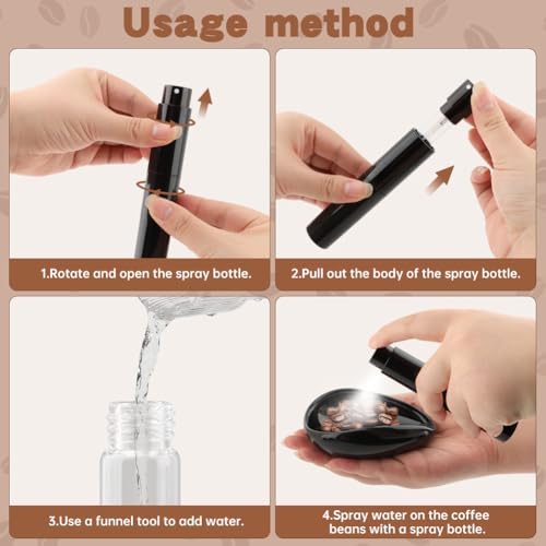 Coffee Bean Dosing Cup and Spray Bottle Set