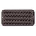 Silicone Dish Drying Mat for Multiple Usage (Coffee / 12"L x 6"W)