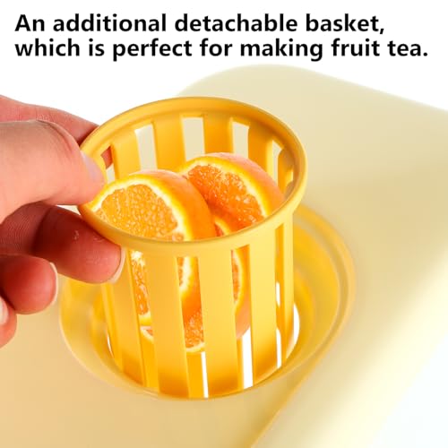 Drink Dispenser for Fridge 1 Gallon Beverage Liquid Drink Container with Spigot for Party Upgraded Gallon Water Dispenser Ice Tea Pitcher for Fridge (1 pcs)