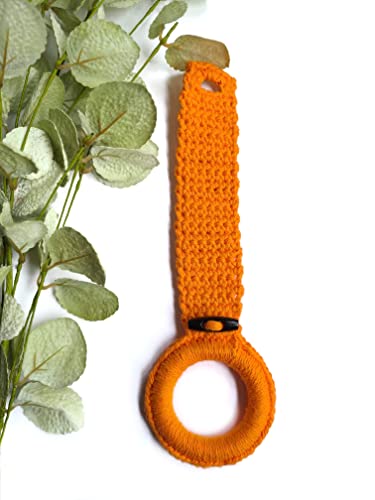 Hanging Kitchen towels ring (Orange)