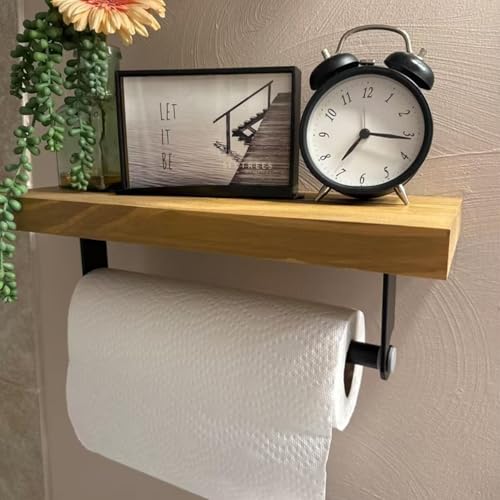 Under Cabinet Paper Towel Holder (Black / 1pack)