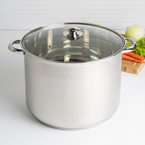 Stainless Steel Stock Pot (24 Quarts)