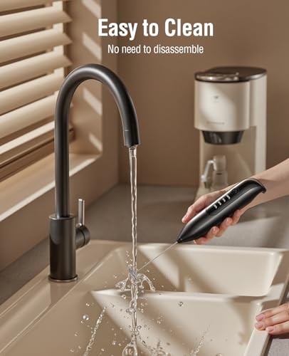 Milk Frother Handheld (Deep black)