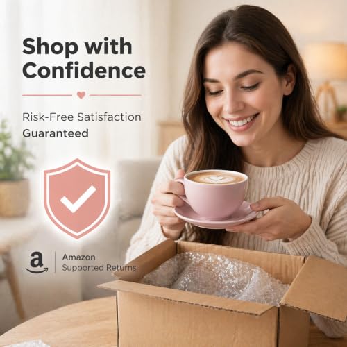 11 oz Pink White Cappuccino Mug (Pink)