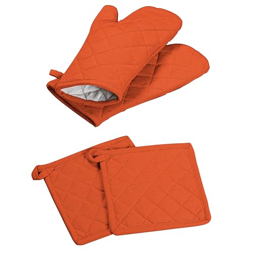 Oven Mitt 7"x13" (Orange)