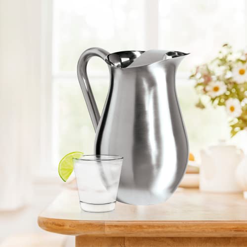 Stainless Steel Pitcher (60 Ounces / Stainless Steel)