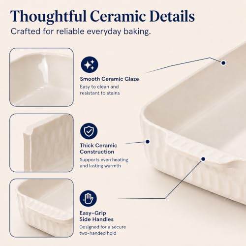 4.7QT Casserole Dishes for Oven