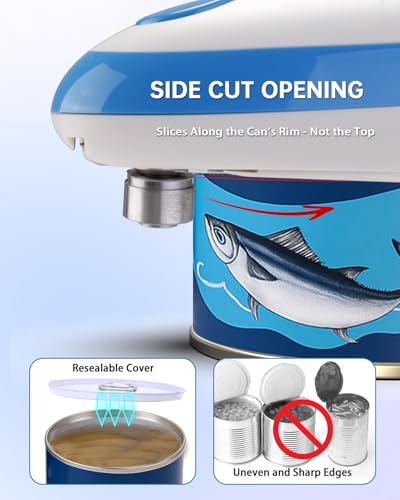 Electric Can Opener (Blue/Battery)