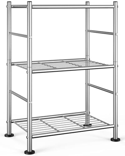 Storage Shelves (Silver / 18.0W x 12.0D x 30.0H (3T))