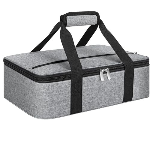 Insulated Casserole Carrier (16x10x4 in / Light Gray)