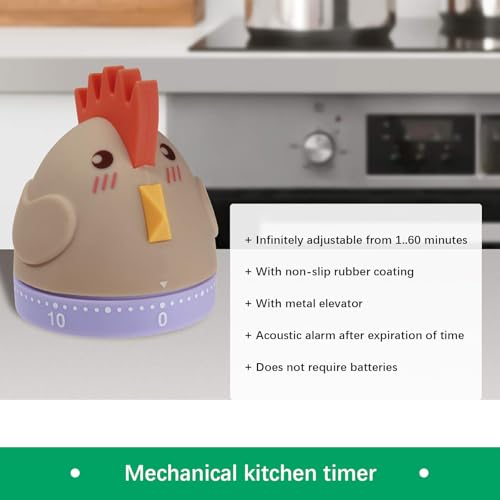 Mechanical Kitchen Timer (Chicken)
